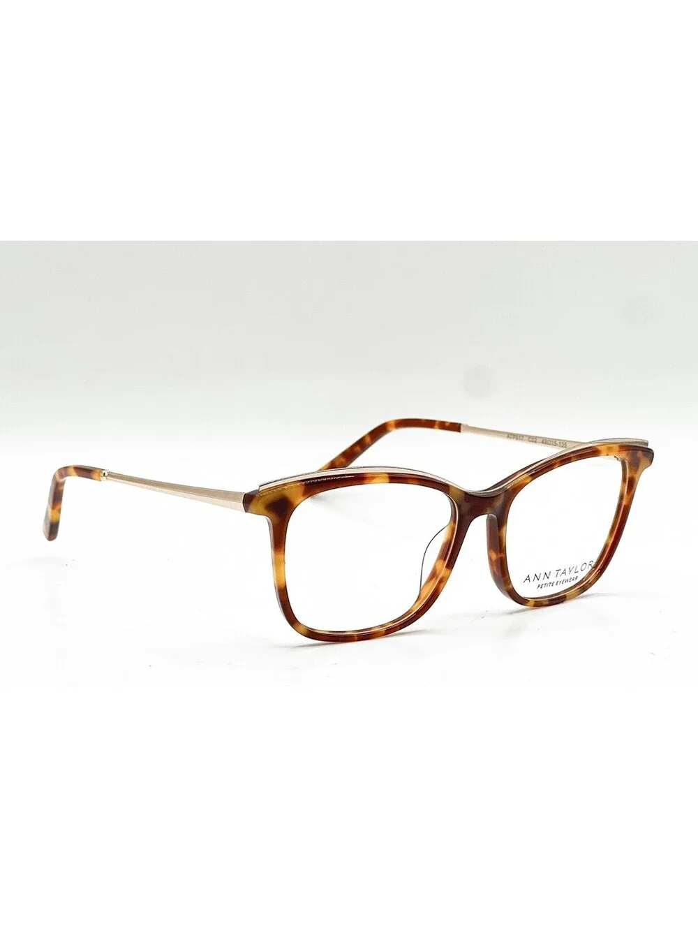 Ann Taylor Atp817 C02 Honey Tortoise Authentic Eyeglasses 49-15-135